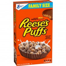 Cereal Reeses Puffs Sabor Manteiga de Amendoim Family Size 558g